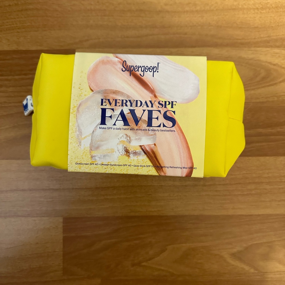 Supergoop! Everyday SPF Faves, brand new, products sealed in original packaging